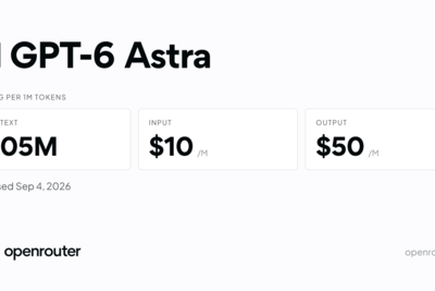 GPT-6 Astra on OpenRouter