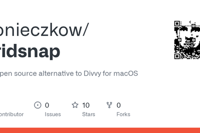 GridSnap – an open-source Divvy-style window snapper for macOS