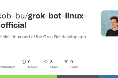 Grok Bot for Linux: Unofficial port of the official app (open source)