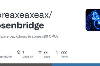 Hardware backdoors in some x86 CPUs