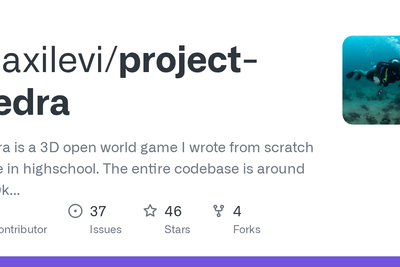 Hedra is a 3D open world game I wrote from scratch while in highschool
