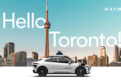 Hello Toronto – Waymo Is En Route