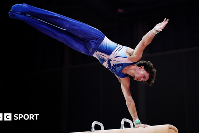 How do you score points in artistic gymnastics?