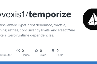 I made a Promise-aware debounce and throttle library for TypeScript