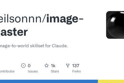 Image-blaster: Creates 3D environments, SFX, and meshes from a single image