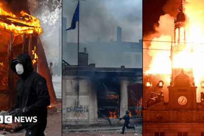 In pictures: French landmarks damaged and destroyed by violent protesters