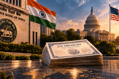 India Buys Record $15.2B in U.S. Treasuries on RBI-Driven Dollar Inflows 