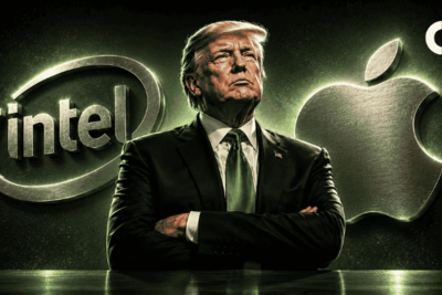 Intel Jumps Nearly 9% as Trump Announces Apple Chip Partnership in the US