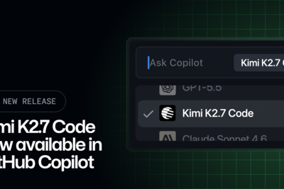 Kimi K2.7 Code is generally available in GitHub Copilot