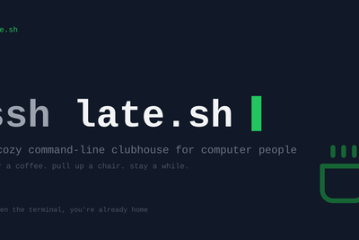Late.sh – a command-line Clubhouse for computer people