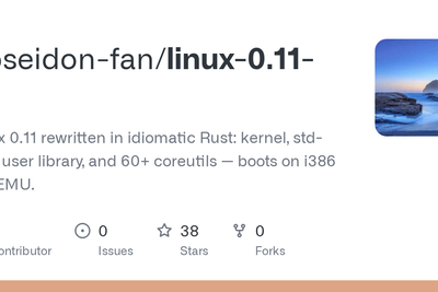 Linux 0.11 rewritten in idiomatic Rust, boots in QEMU