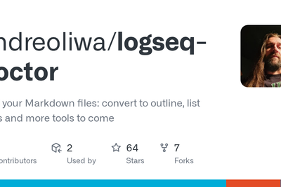 Logseq Doctor: heal your flat old Markdown files before importing to Logseq
