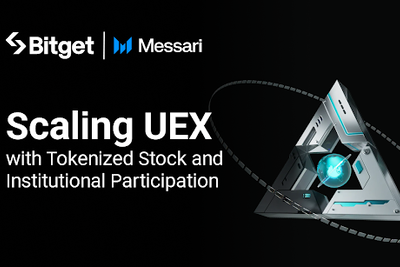 Messari Research: Bitget’s UEX Model Scales with $18B in Tokenized Stock Volume and 82% Institutional Participation