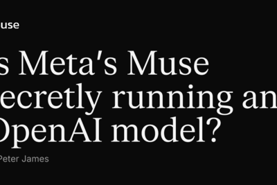 Meta's Muse appears to use an OpenAI model labeled muse-special