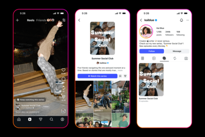 Meta tests ‘Series’ for episodic Reels on Instagram and Facebook