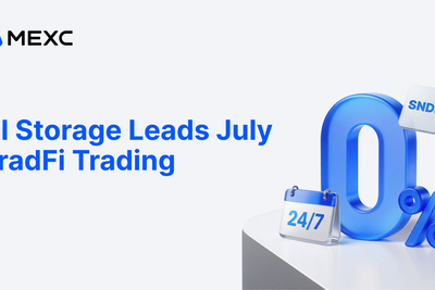 MEXC July TradFi Trading Shifts Toward AI Storage as SNDK Futures Volume Surges More Than 15x Times
