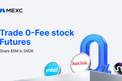 MEXC Launches 0-Fee Stock Futures Campaign With $5,000,000 SNDK Prize Pool