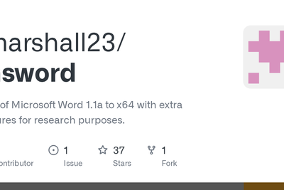 Microsoft Word for Windows 1.1a, Native X64 Port