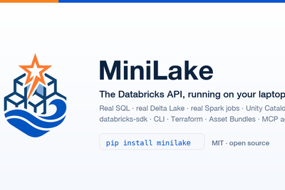 MiniLake Is a Local Databricks API Emulator with SQL, Delta Lake and Spark