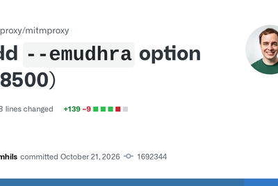 mitmproxy adds --emudhra option