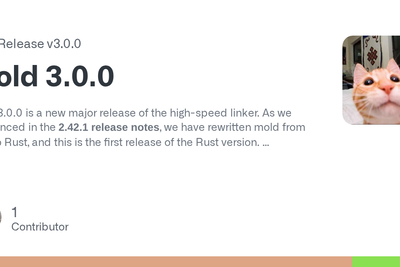Mold Linker Version 3.0.0 Release – Rewritten in Rust