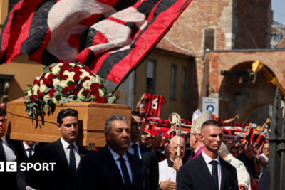 Mourners line streets of Milan for legend Baresi's funeral
