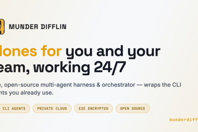 Munder Difflin – Agent harness to run an office of your clones