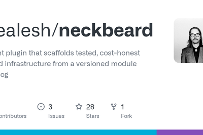 Neckbeard – a DevOps/platform/SRE plugin for your agent
