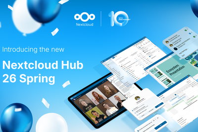 Nextcloud Hub 26 Spring: Built together, designed for the future