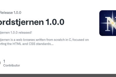 Nordstjernen Web Browser 1.0.0 released