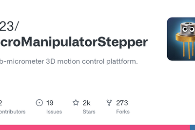Open MicroManipulator – A sub-micrometer 3D motion control plattform