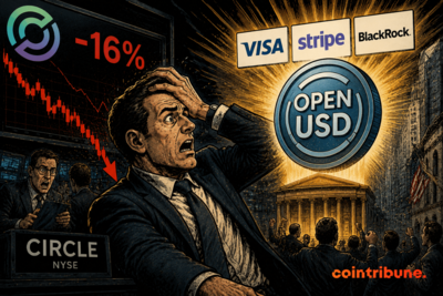 Open USD, the new stablecoin backed by Visa, Stripe, and BlackRock, shakes Circle’s stock