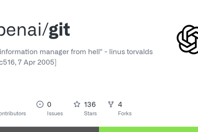OpenAI Forked Git on GitHub