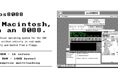 Os8088.com: IBM XT OS now has a Browser, CP/M 2.2 with Z80 core and MS Word 1.1a