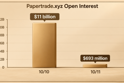 Papertrade’s Wild Weekend Ends With 93.7% Open Interest Wipeout
