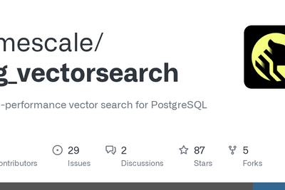 Pg_vectorsearch: An index that is faster than pgvector's IVFFlat and HNSW