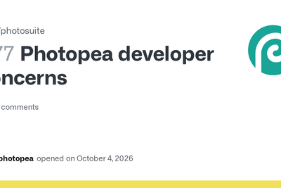 Photopea creator weighs in on Photosuite project