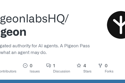 Pigeon, a signed Pass for what a sub-agent may do