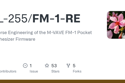 Reverse Engineering of the M-VAVE FM-1 Pocket Synthesizer Firmware