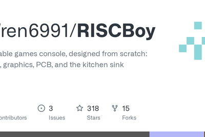 RISCBoy is an open-source portable games console, designed from scratch