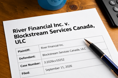 Same Name, Different Company: Blockstream Addresses $6.7M River Lawsuit