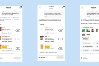 Shipt becomes the latest delivery app with an AI shopping assistant