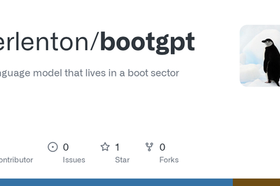 Show HN: A language model that lives in a boot sector