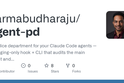Show HN: A police department for your Claude Code agents