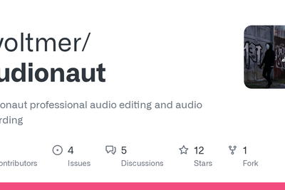 Show HN: Audionaut – an open-source cross-platform multitrack audio editor