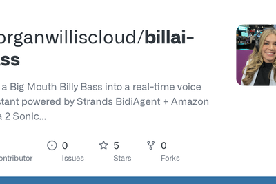 Show HN: BillAI Bass, an AI-Powered Big Mouth Billy Bass Using Strands Agents