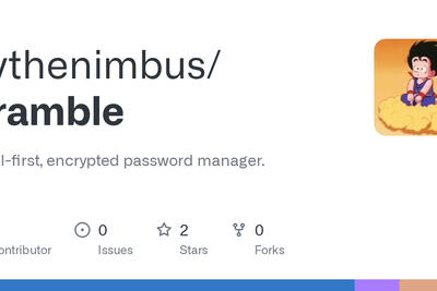 Show HN: Bramble – Local-first password manager