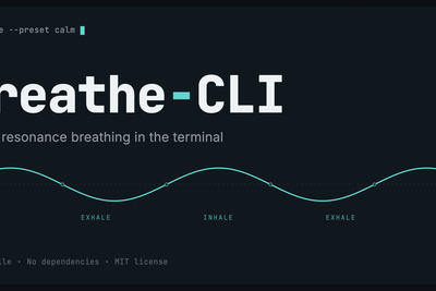 Show HN: Breathe CLI – Paced resonance breathing in the macOS terminal