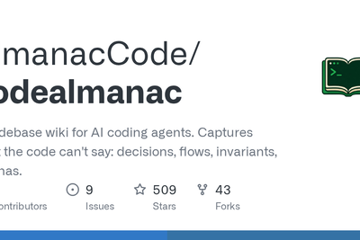 Show HN: CodeAlmanac – Karpathy-style codebase wiki from your conversations