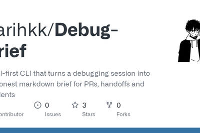 Show HN: DebugBrief – turn debugging sessions into reports, no AI